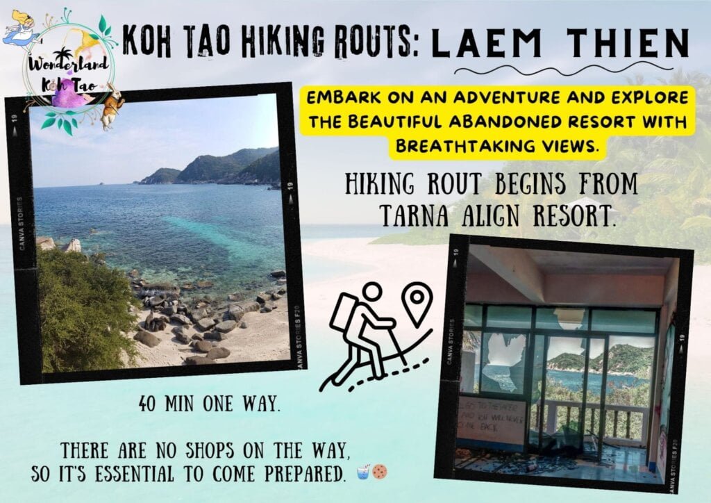 Hiking trails in Koh Tao